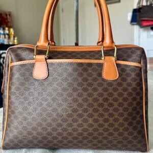 Celine Macadam PVC Leather Handbag